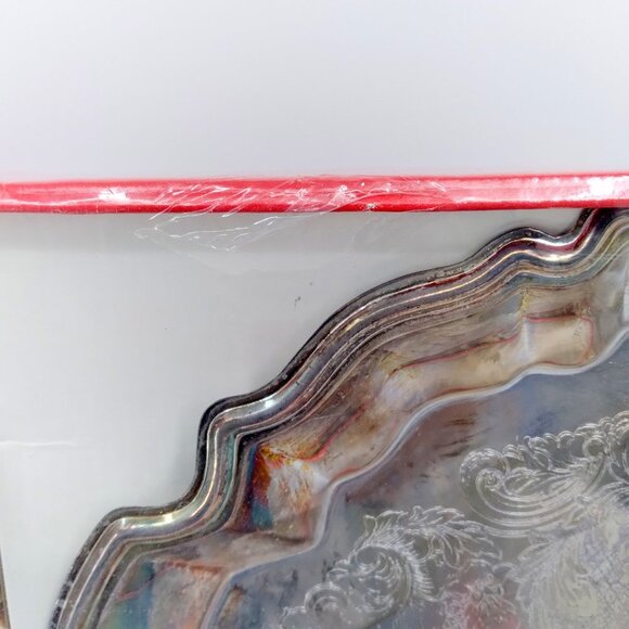 Mrs Fields Cookie Book and International Silver Company Silverplated Tray Set - Picture 5 of 7